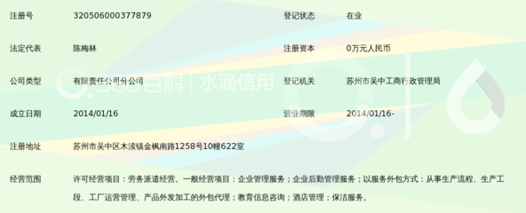 苏州市协盟企业管理吴中分公司
